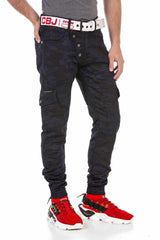 CD690 Men Straight Fit-Jeans with great cargo pockets