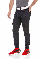 CD690 Men Straight Fit-Jeans with great cargo pockets