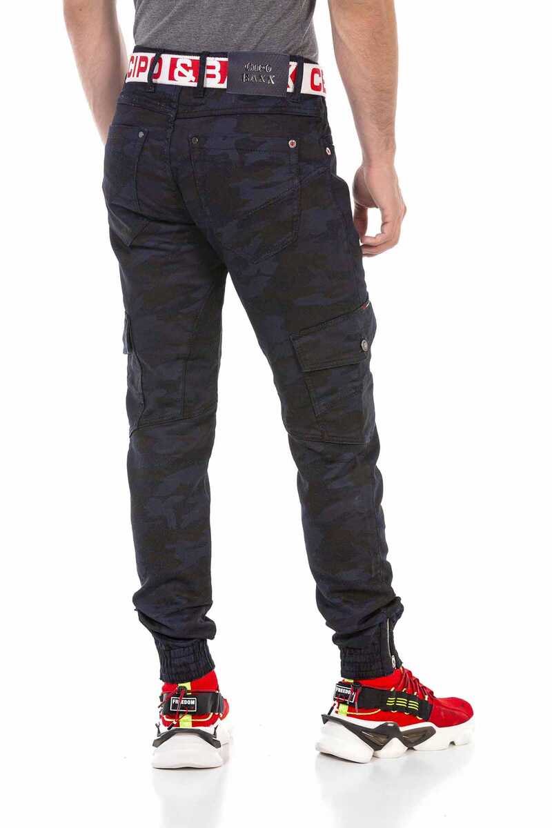 CD690 Men Straight Fit-Jeans with great cargo pockets