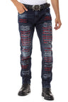 CD694 Herren Jeans in extravagantem Look