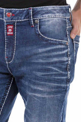 CD704 Men Straight Fit Jeans en el clásico estilo de 5 bolsillos