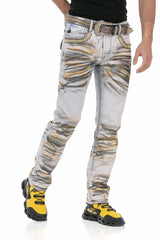 CD733 men's comfortable jeans in an extravagant look