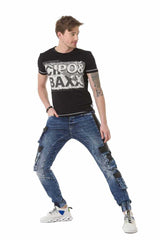 CD790 Jeans droit de designer pour hommes