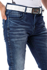 CD806 Heren Jeans in Straight Fit