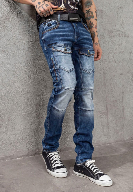 CD810 jeansy w ekstrawaganckim stylu