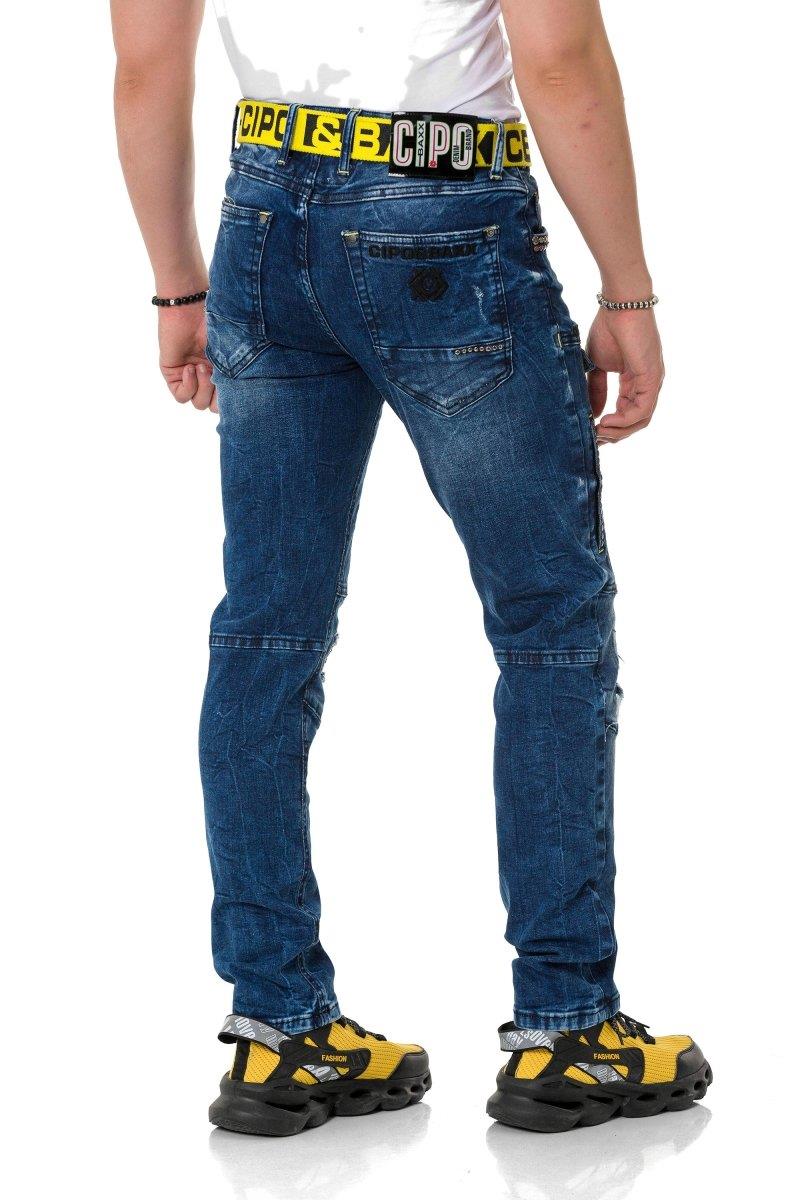 CD810 Herren Jeans in extravagantem Look