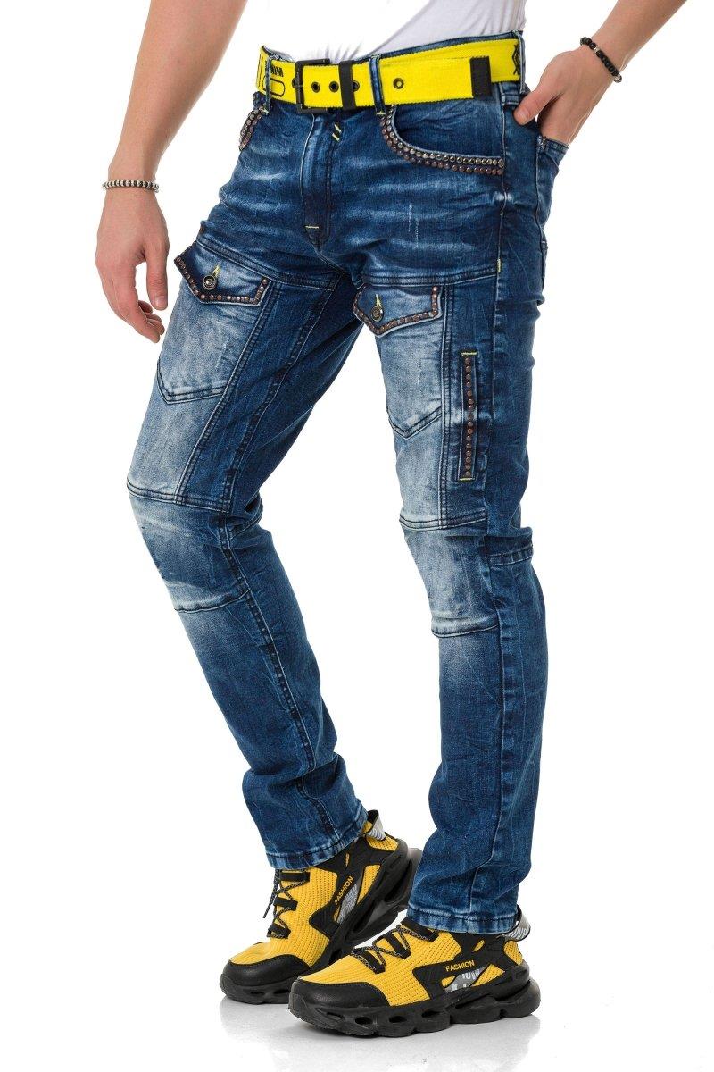 CD810 Herren Jeans in extravagantem Look