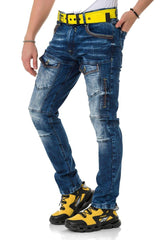 CD810 Herren Jeans in extravagantem Look