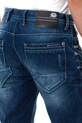 CD838 Jeans da uomo slavati