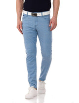 CD840 men's fabric trousers in the fashionable slim fit cut