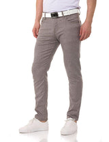 CD840 men's fabric trousers in the fashionable slim fit cut