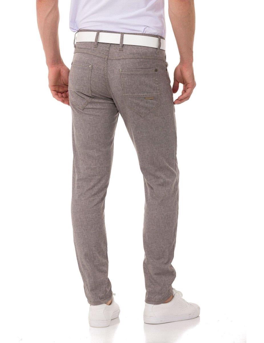 CD840 men's fabric trousers in the fashionable slim fit cut