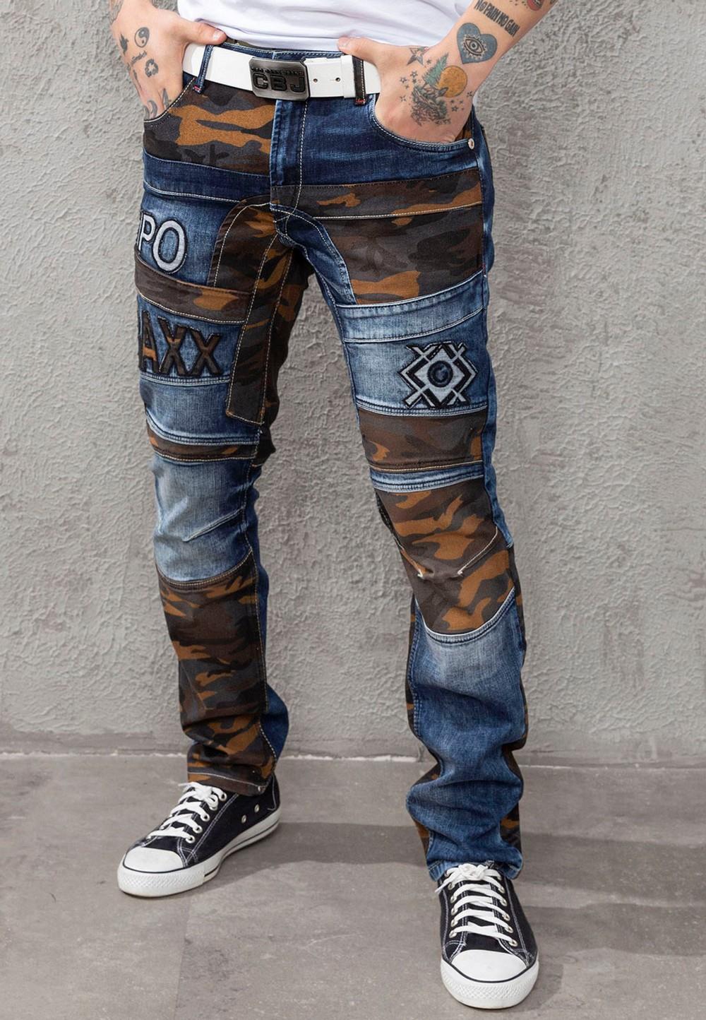 CD859 Jeans pour homme au look original