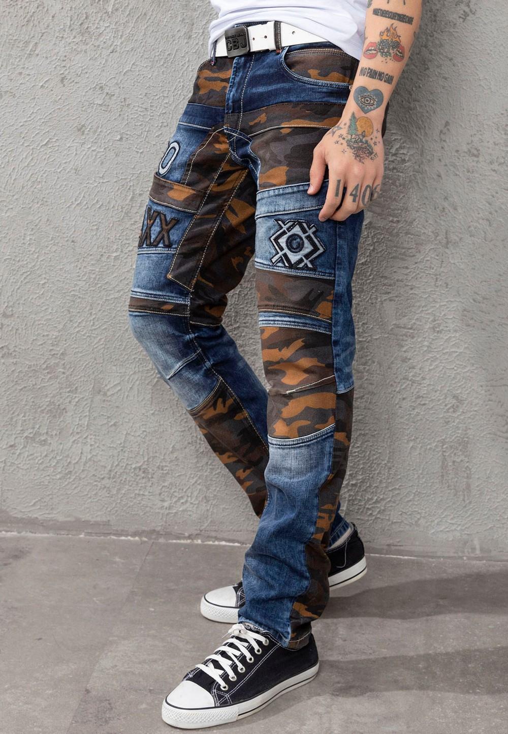 CD859 Jeans pour homme au look original