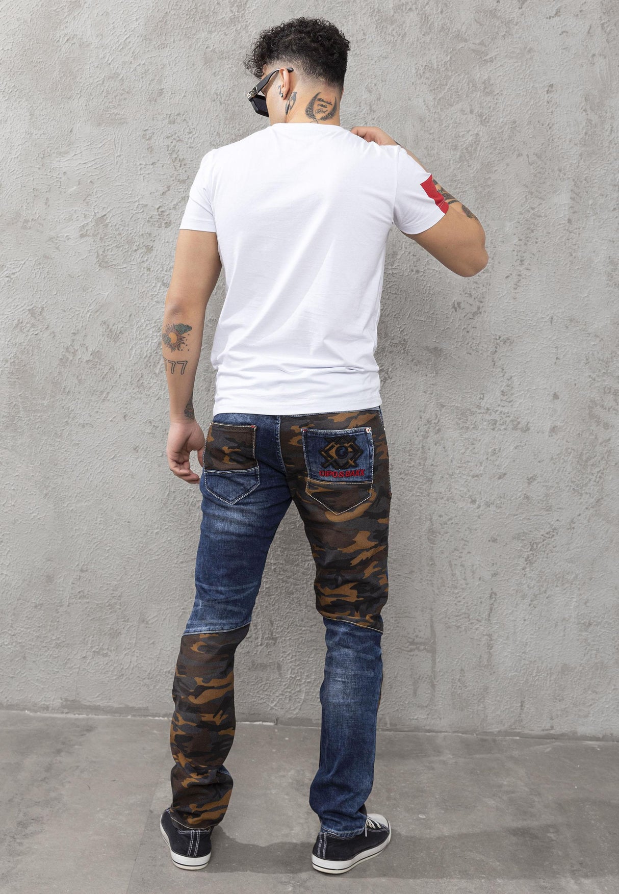 CD859 Jeans pour homme au look original