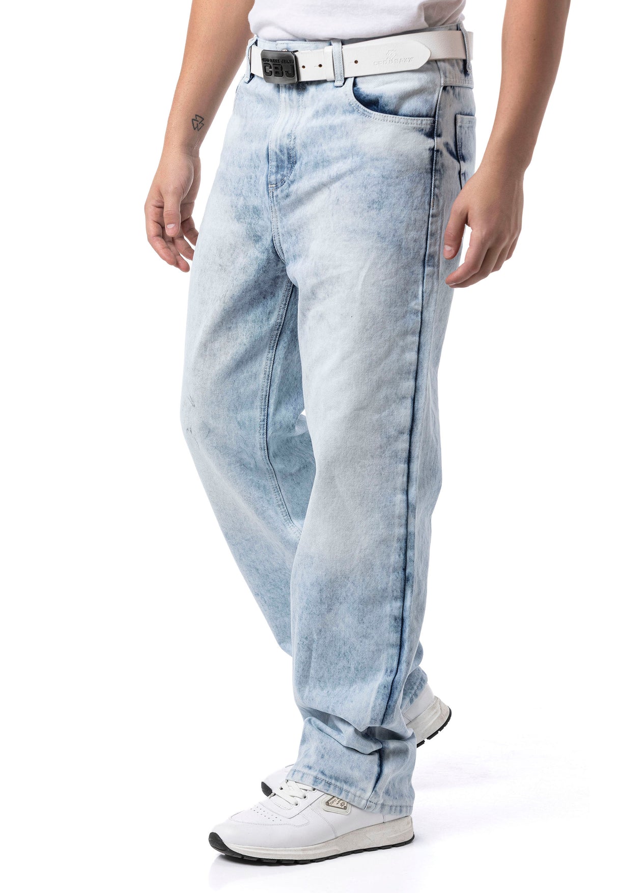 CD903 jeansy męskie Baggy Fit