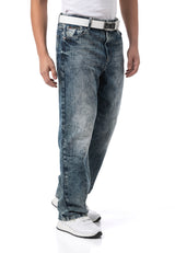 CD903 jeansy męskie Baggy Fit