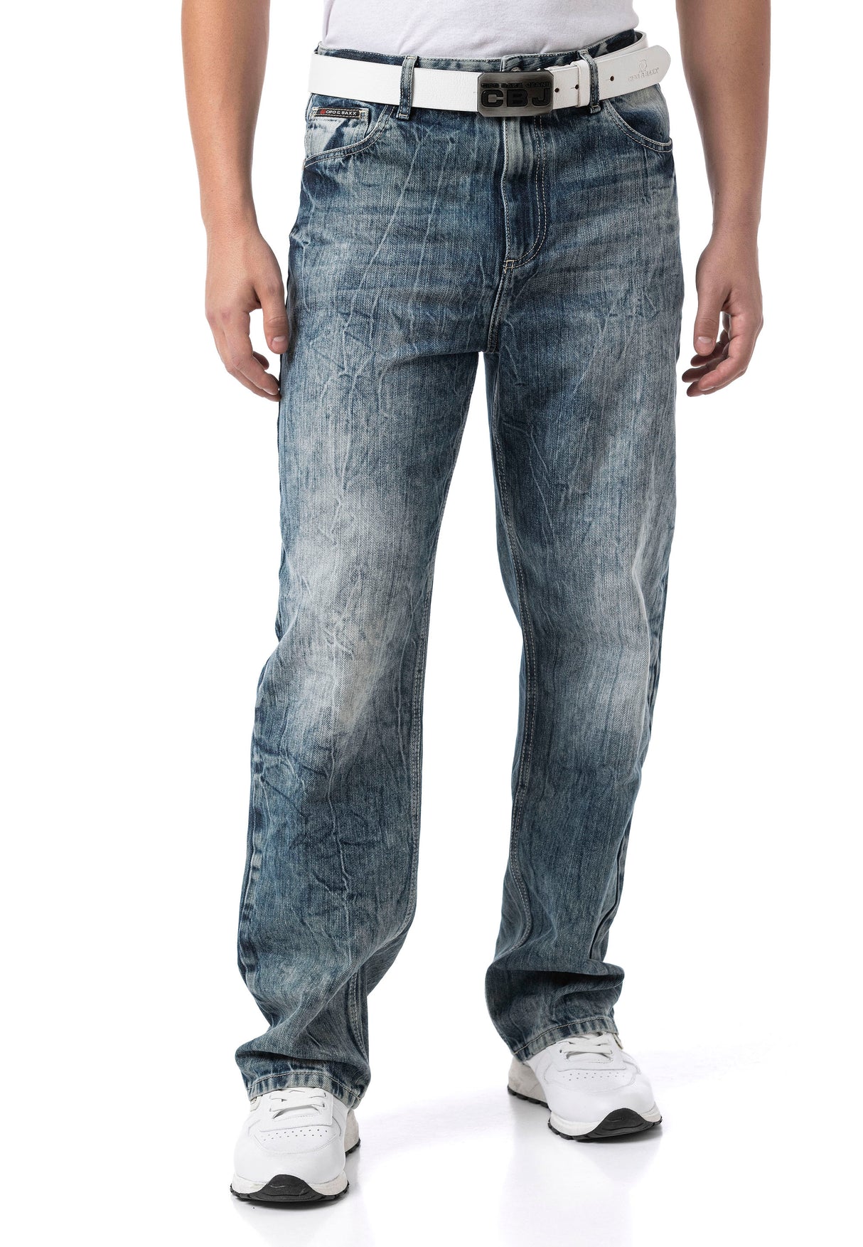 CD903 jeansy męskie Baggy Fit
