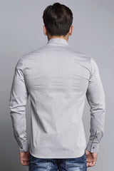 CH113 men's long -sleeved shirt in the classic cut