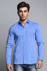 CH113 men's long -sleeved shirt in the classic cut