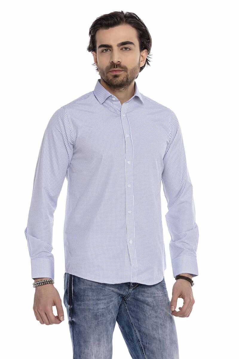 CH176 Men's business shirt with a classic shirt collar