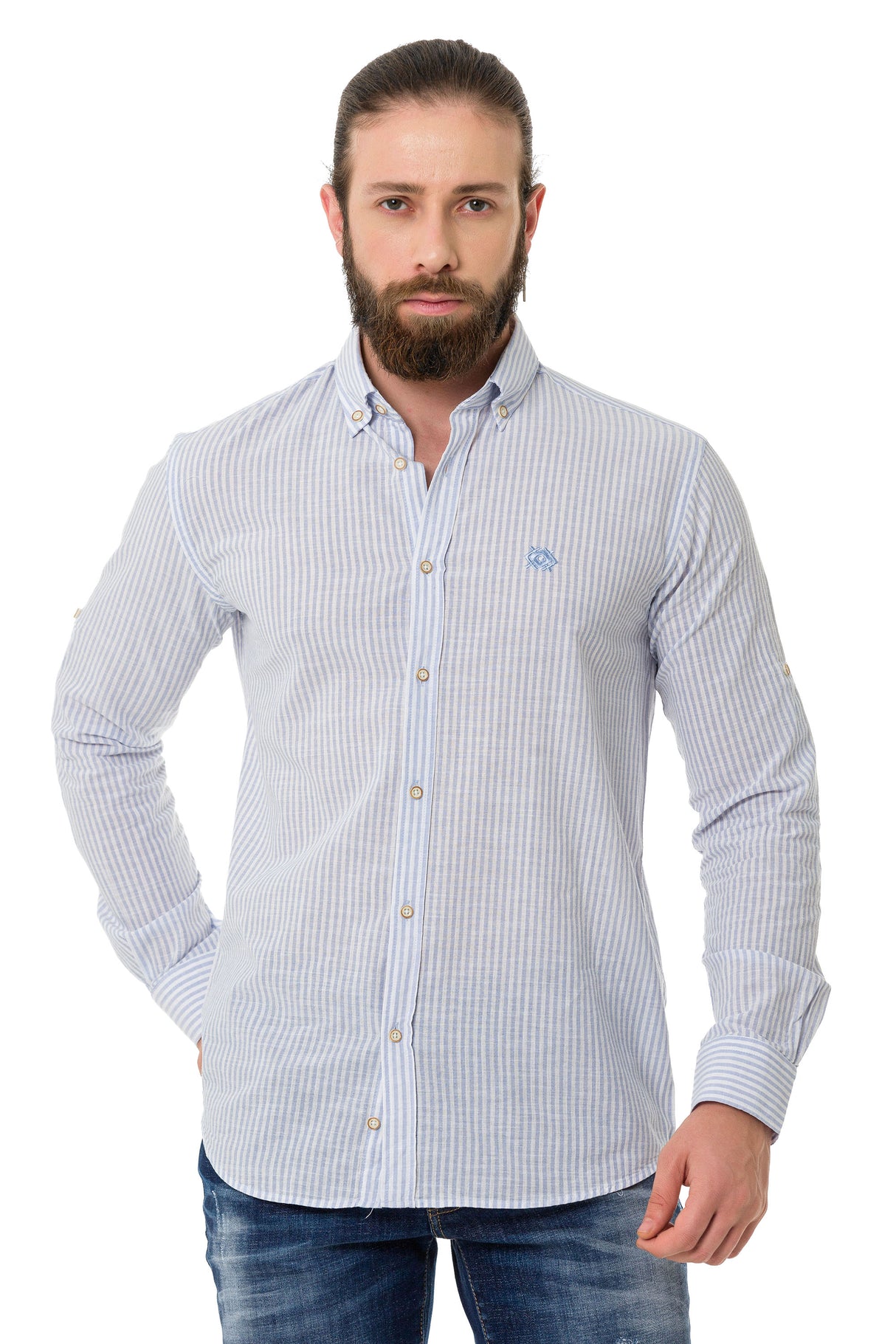 Camicia da uomo CH194 con design di linea