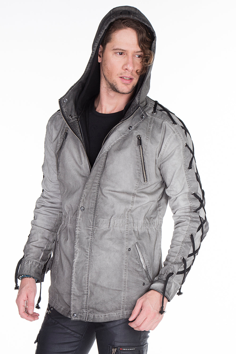 CJ183 Veste anthracite pour hommes