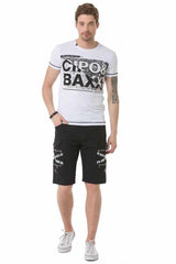 Ck253 men Capri shorts with trendy cargot pockets