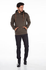 CL235 Herren Kapuzensweatshirt mit praktischer Känguru-Tasche