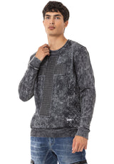 CL266 Herren Sweatshirt mit toller Waschung