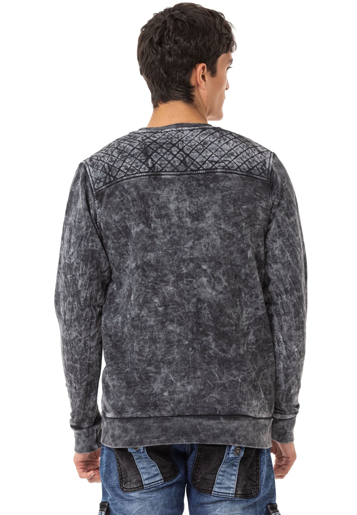 CL266 Sweat-shirt pour homme avec un super lavage