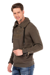 CL324 bluza męska z kołnierzem