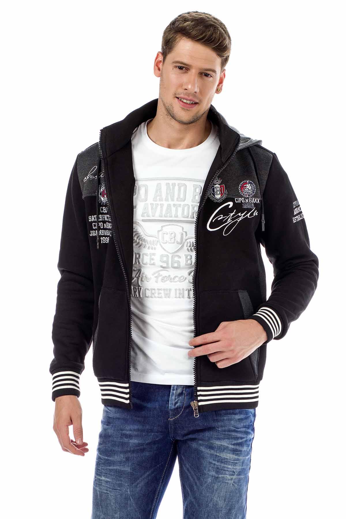 CL327 MEN'S HOODIE SWEATJACKET