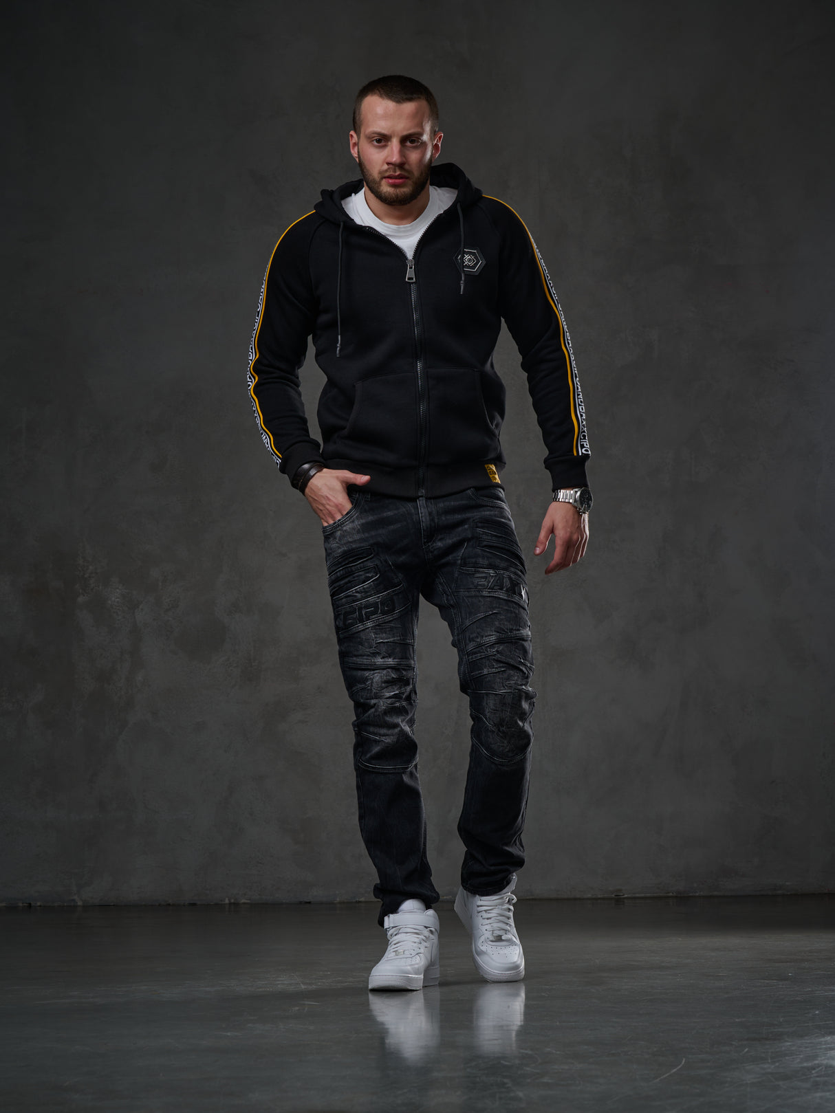 CL363 Black Men's Sweatshirt