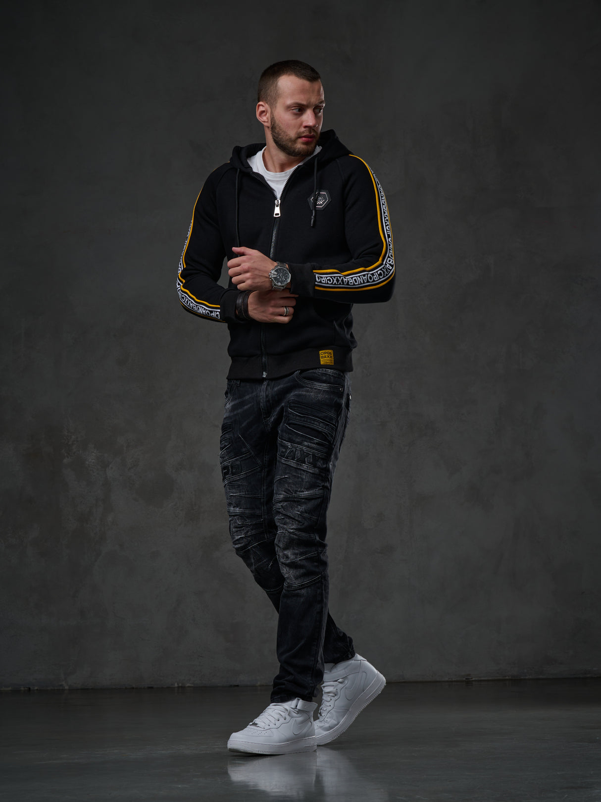 CL363 Black Men's Sweatshirt