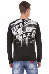 CL452 men's long -sleeved shirt in a cool look