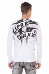 CL452 men's long -sleeved shirt in a cool look