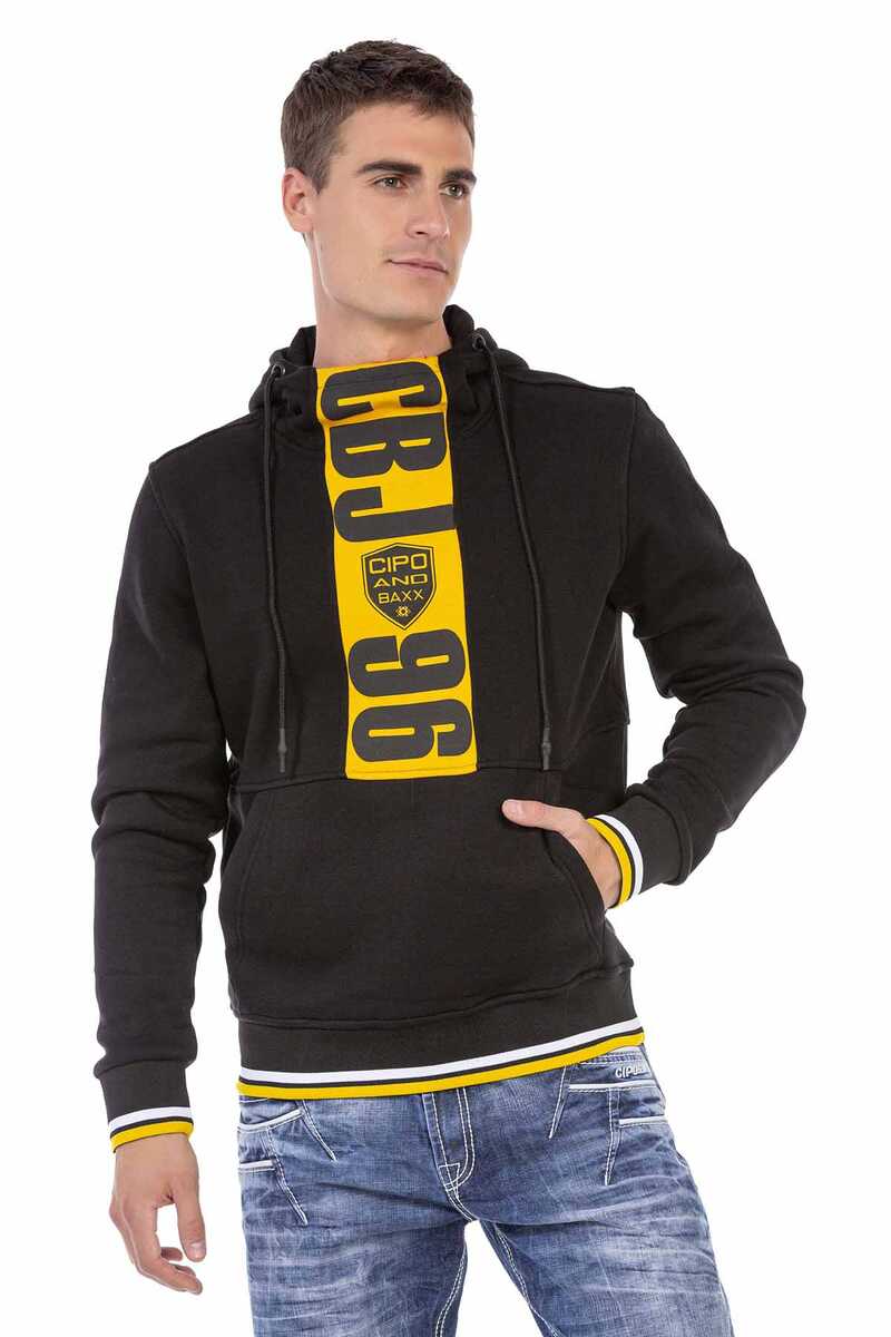 CL478 Herren Kapuzensweatshirt mit tollen Markenprints