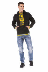 CL478 Herren Kapuzensweatshirt mit tollen Markenprints