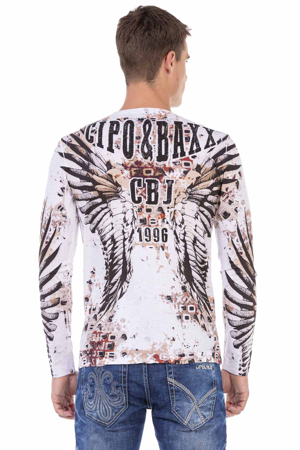 CL494 Maglia da uomo con stampa