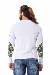 CL514 Herren Langarmshirt mit großem Print