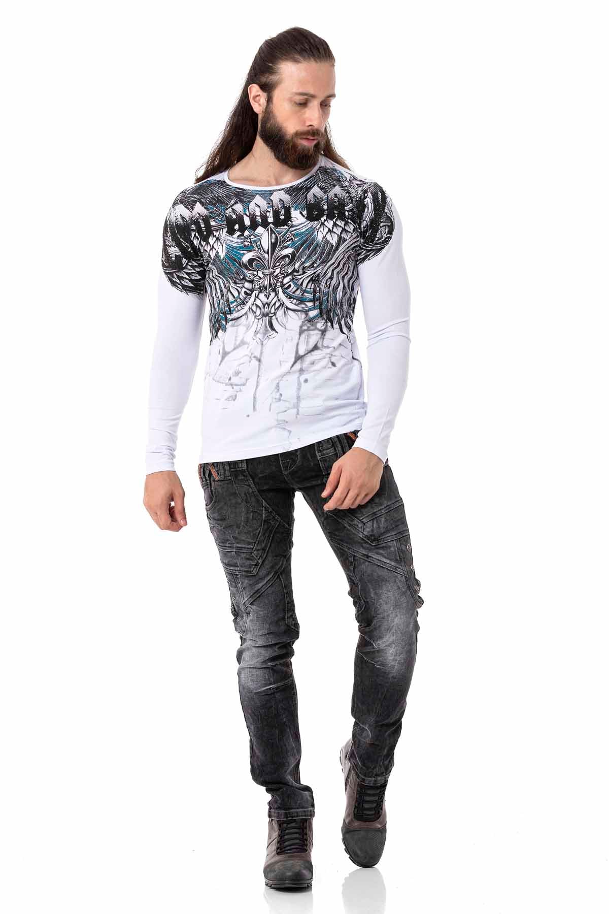 CL516 bluza męska z nadrukiem