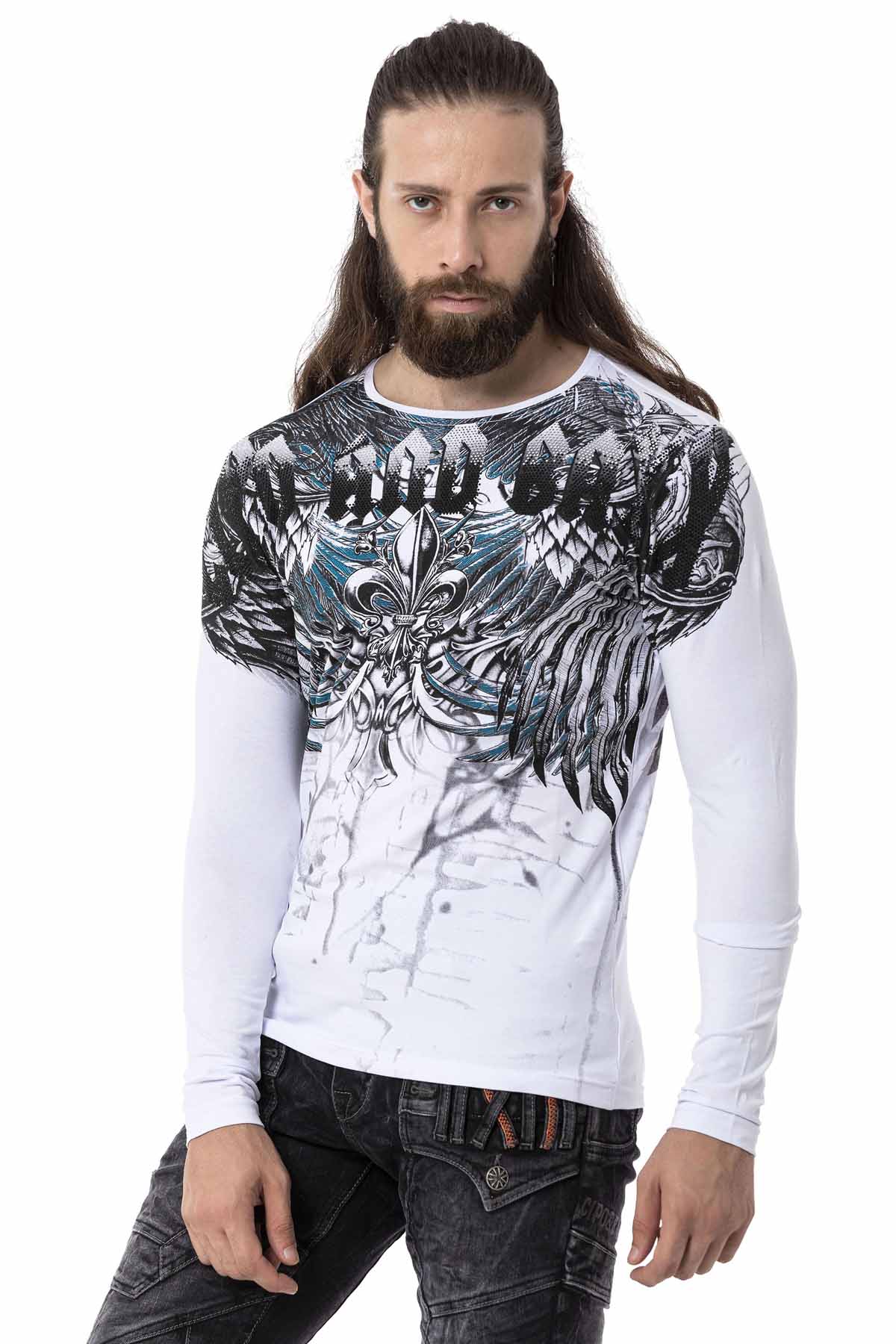 CL516 bluza męska z nadrukiem