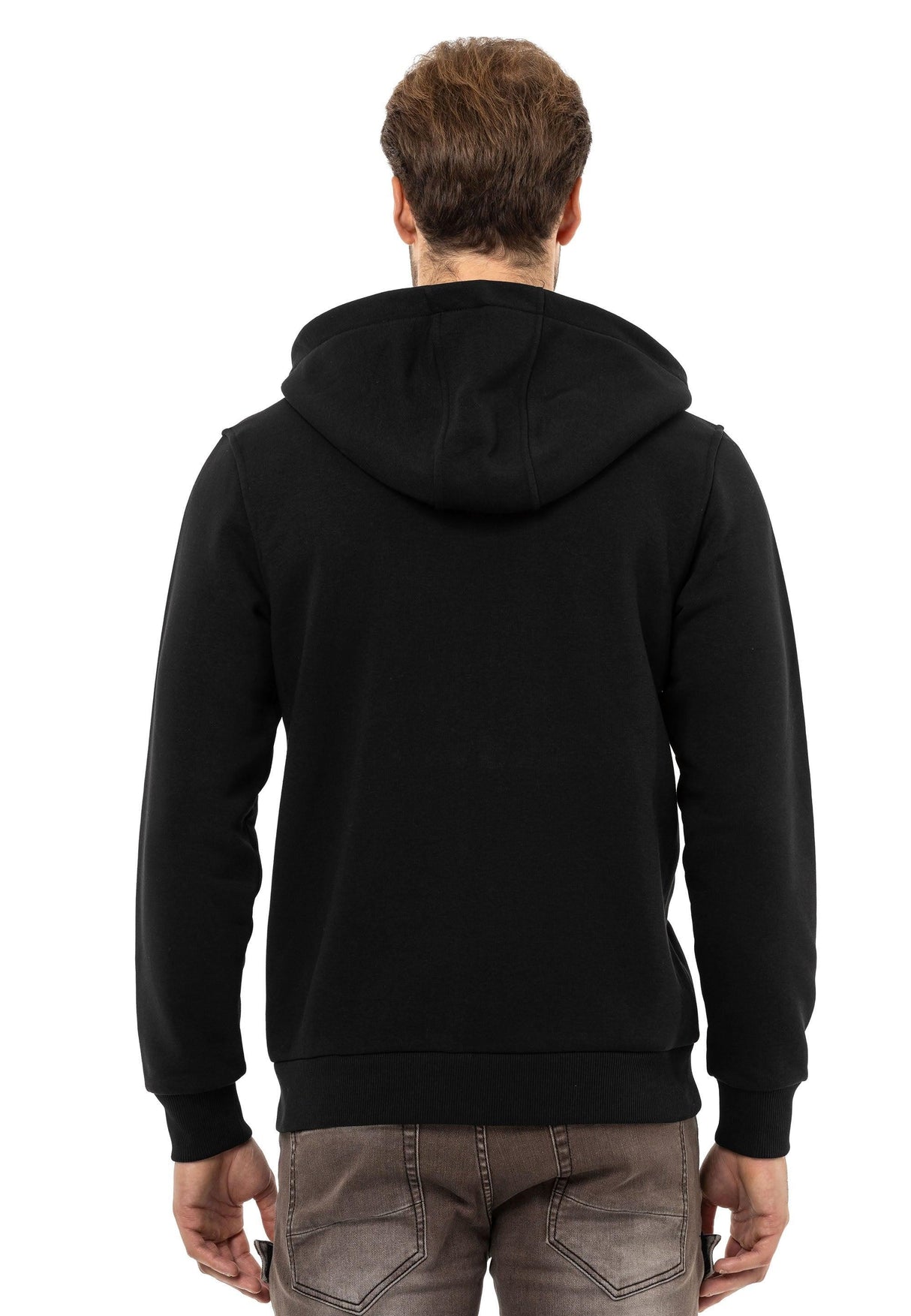 CL556 men's sweat jacket with hood