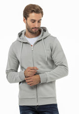 CL556 men's sweat jacket with hood