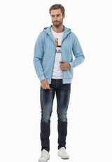 CL556 men's sweat jacket with hood