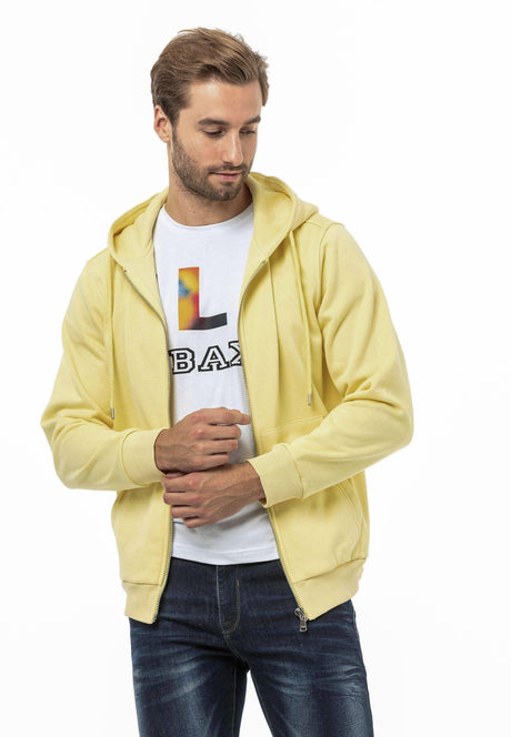 CL556 men's sweat jacket with hood