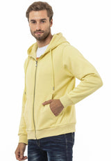 CL556 men's sweat jacket with hood