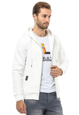 CL556 men's sweat jacket with hood