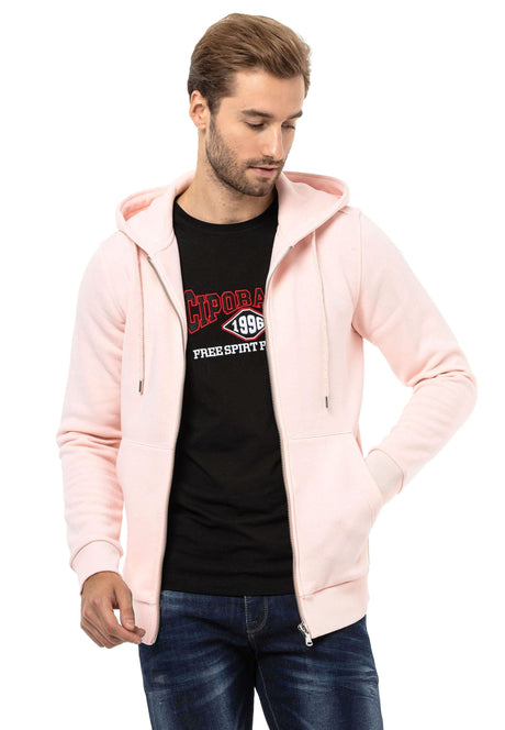 CL556 Sudadera con cremallera y capucha para hombre